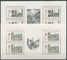 Tschechoslowakei 1988 Historische Motive Bratislava 2977/78 K Postfrisch(C62808) - Blocks & Kleinbögen
