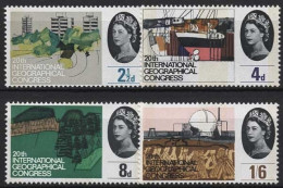 Großbritannien 1964 20. Int. Geographischer Kongreß London 374/77 Y Postfrisch - Nuovi