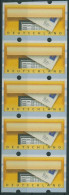 Bund 2002 ATM 5 Ohne Werteindruck 5er-Streifen Postfrisch (R18835) - Timbres De Distributeurs [ATM]