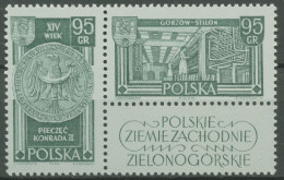 Polen 1962 Polnische Westgebiete Wappen Von Grünberg 1301/02 Zf Postfrisch - Nuevos