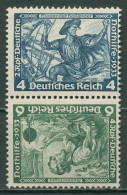 Deutsches Reich Zusammendrucke 1933 Nothilfe Wagner SK 19 Postfrisch - Se-Tenant