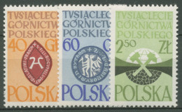 Polen 1961 Bergbau 1000 Jahre Bergwerksindustrie 1269/71 Postfrisch - Nuevos