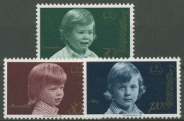 Liechtenstein 1975 Fürstenhaus Bildnisse Prinzenkinder 620/22 Postfrisch - Ungebraucht