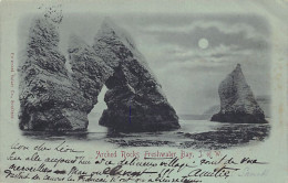 England - Isle Of Wight - Arched Rocks, Freshwater Bay By Night - Publ. Postcard Salute Co. - Andere & Zonder Classificatie