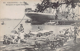 India - KOLKATA Calcutta - The Port - Boats And Native Types - Publ. Messageries Maritimes 67 - Inde