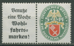 Deutsches Reich Zusammendrucke 1929 Nothilfe W 35 Postfrisch - Se-Tenant