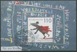 Bund 1999 Für Uns Kinder Maus Brief Block 51 Gestempelt (C98805) - Sonstige & Ohne Zuordnung