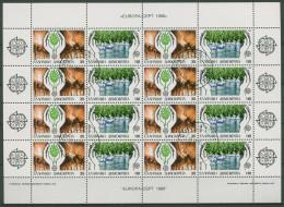 Griechenland 1986 Europa CEPT Naturschutz 1630/31 A ZD-Bogen Gestempelt (C93104) - Ungebraucht