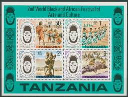 Tansania 1977 Kunst- Und Kulturfestival Nigeria Block 5 Postfrisch (C40629) - Tanzanie (1964-...)