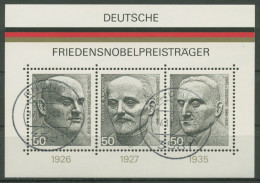 Bund 1975 Nobelpreisträger Block 11 Gestempelt (C98621) - Sonstige & Ohne Zuordnung