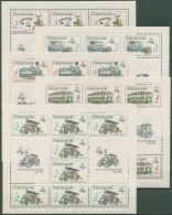 Tschechoslowakei 1987 PRAGA'88 Fahrzeuge Eisenbahn 2911/15 K Postfrisch (C62802) - Blocks & Sheetlets