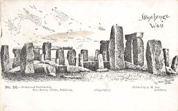 England - STONEHENGE - Drawn And Published By Wm. Brown, Villette, Salisbury - Stonehenge