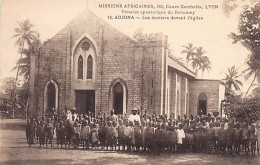 Bénin - ADJONA - Les écoliers Devant L'église - Ed. Missions Africaines 18 - Benín