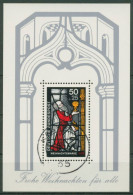 Bund 1977 Weihnachten Glasfenster Block 15 Gestempelt (C98635) - Altri & Non Classificati