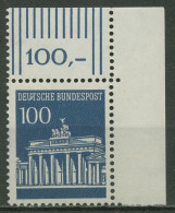 Bund 1966 Brandenburger Tor Bogenmarken 510 Ecke 2 Postfrisch - Ungebraucht