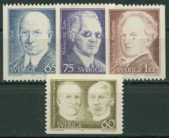 Schweden 1972 Nobelpreisträger 786/89 Postfrisch - Nuevos