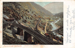 Ferrovia Del Gottardo (TI) Pianotondo - Viadotto E Galleria - Ed. Gebr. Wehrli 6076 - Autres & Non Classés