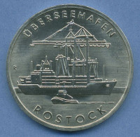 DDR 5 Mark 1988 Hafen Rostock, J 1619 Vz/st (m4843) - 5 Marchi