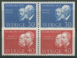 Schweden 1965 Nobelpreisträger Robert Koch 542/43 Dl/Dr Paare Postfrisch - Ongebruikt