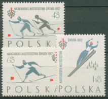 Polen 1962 Nordische Ski-WM Zakopane 1294/96 A Postfrisch - Nuovi