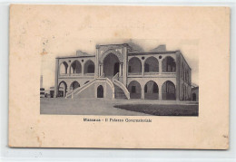 Eritrea - MASSAWA - The Governor's Palace - SEE STAMP AND POSTMARKS - Publ. G. Sussamia  - Eritrea