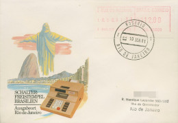 Brasilien 1981 ATM Automat AG. 00009 Ersttagsbrief ATM 2.9 D FDC (X80593) - Franking Labels