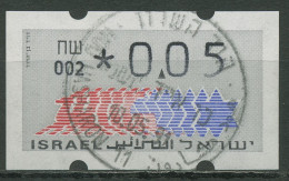 Israel ATM 1990 Hirsch Automat 002 Einzelwert ATM 3.3.2 Gestempelt - Automatenmarken (Frama)
