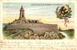 Kyffhäuser - Kaiser Wilhelm Denkmal - Litho - Kyffhaeuser