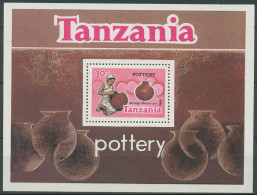 Tansania 1985 Töpferwaren Block 46 Postfrisch (C40642) - Tanzanie (1964-...)