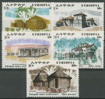 Äthiopien 1972 Äthiopische Hausbauten 706/10 Postfrisch - Äthiopien