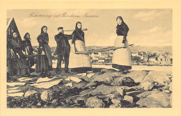 Faroe - TÓRSHAVN - Fish Drying - Publ. Jacobsens Bokahandil  - Faeröer