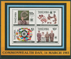 Tansania 1988 40. Hochzeitstag Königin Elisabeth Block 72 Postfrisch (C40633) - Tanzania (1964-...)