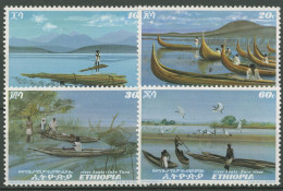 Äthiopien 1972 Boote Fischer Vögel 699/02 Postfrisch - Etiopía