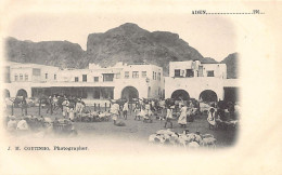 Yemen - ADEN - The Market - Publ. J. M. Coutinho, Publisher In Zanzibar  - Yemen