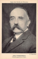 JUDAICA - France - Ligue Des Droits De L'Homme - Alfred Westphal, Membre Du Comité Central - Ed. Gilbert René  - Judaísmo