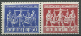 Alliierte Besetzung 1948 Messe Zusammendruck W Zd 3 Mit Falz - Postfris