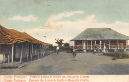 Angola - MAQUELA DO ZOMBO - Factory Of Lemos & Irmao - POSTCARD IS LIGHTLY UNSTICKED - Publ. Unknown  - Angola