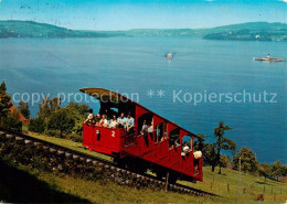 13801077 Vierwaldstaedtersee Vierwaldstaettersee SZ Drahtseilbahn Kehrsiten Buer - Andere & Zonder Classificatie