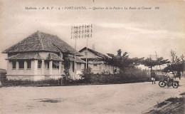 Gabon - PORT-GENTIL - Quartier De La Poste - La Route En Ciment - Ed. Bloc 4 - Gabón