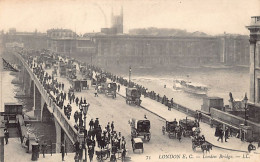 England - LONDON E. C. London Bridge,  Publisher Levy LL. 75 - Andere & Zonder Classificatie