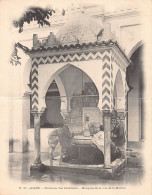 ALGER - Fontaine Des Ablutions - Mosquée De La Rue De La Marine - CARTE DOUBLE - Algerien