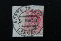 ROI ALPHONSE XIII Y&T  ES 250a 40 Cs OBLITERE CACHET NORTE TRANVIAS / MADRID  DU 09 MAR 23 - Used Stamps