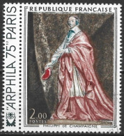 France 1974. Scott #1394 (U) Cardinal Richelieu, By Philippe De Champaigne - Oblitérés