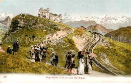 13800697 Rigi Kulm Kulm Hotel Und Die Alpen Rigi Kulm - Andere & Zonder Classificatie