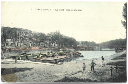 CHARENTON - Le Port - Vue Générale - PENICHE - Charenton Le Pont