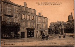 S16486 Cpa 63 Montferrand - Place Et Rue De La Fontaine - Clermont Ferrand