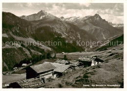 13800189 Tenna GR Piz Beverin Und Bruschghorn Alpenpanorama Tenna GR - Other & Unclassified