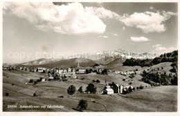 13799387 Schwellbrunn Panorama Blick Gegen Saentiskette Appenzeller Alpen Schwel - Sonstige & Ohne Zuordnung