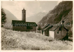 13798947 San Carlo Val Bavona TI Bergdorf Motiv Mit Kirche  - Autres & Non Classés