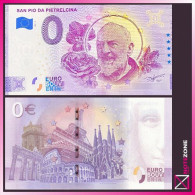 0€ SAN PIO DA PIETRELCINA Test Fantasy Banknore Note, 0 Euro - [ 9] Collections